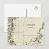 Postale Carte gravée de l'Inde (Devant / Derrière)