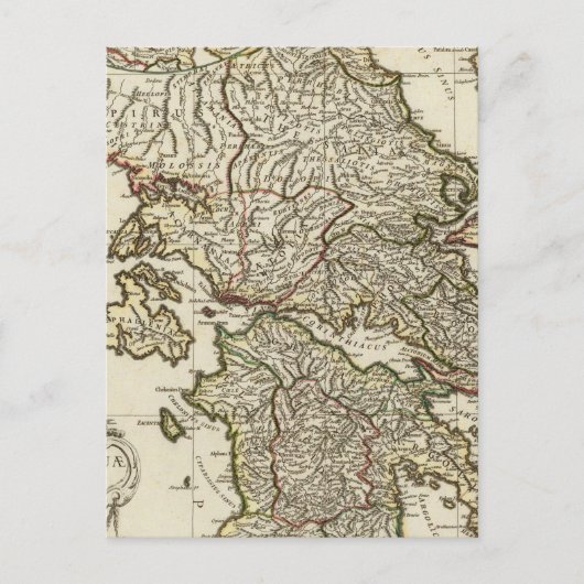 Postale Carte grecque antique (Devant)