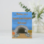 Postale Carte Halloween FishFolkArt 2023 (Debout devant)