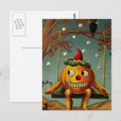 Postale Carte Halloween vintage (Devant / Derrière)