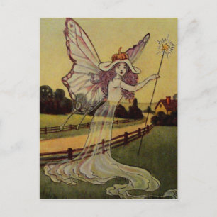 Postale Carte Halloween vintage