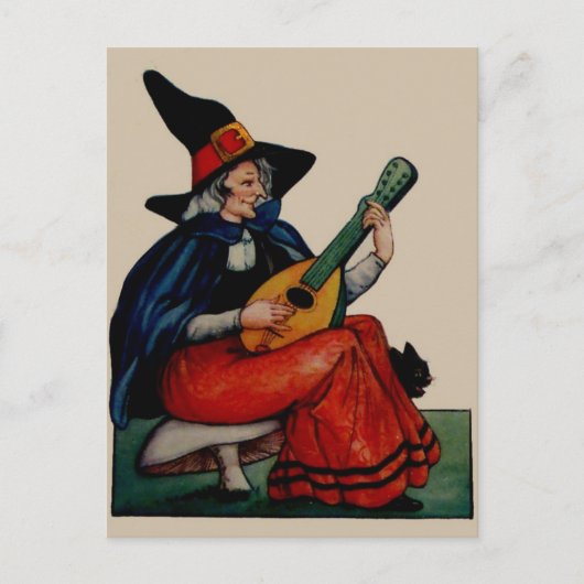 Postale Carte Halloween vintage (Devant)