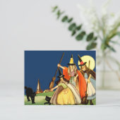 Postale Carte Halloween vintage (Debout devant)
