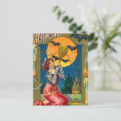 Postale Carte Halloween vintage (Debout devant)