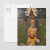 Postale Carte Halloween vintage (Devant / Derrière)