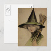 Postale Carte Halloween vintage (Devant / Derrière)