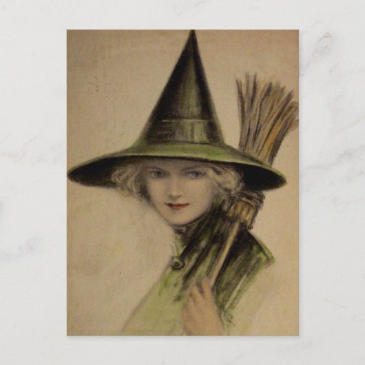 Postale Carte Halloween vintage (Devant)