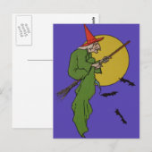 Postale Carte Halloween vintage (Devant / Derrière)