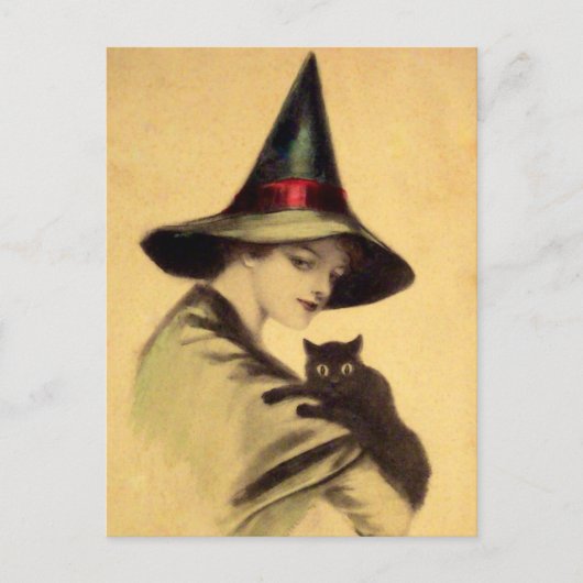 Postale Carte Halloween vintage (Devant)