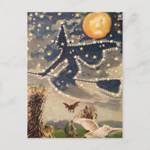 Postale Carte Halloween vintage