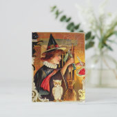 Postale Carte Halloween vintage (Debout devant)