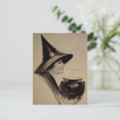 Postale Carte Halloween vintage (Debout devant)