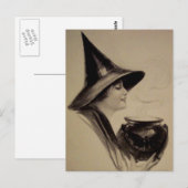 Postale Carte Halloween vintage (Devant / Derrière)