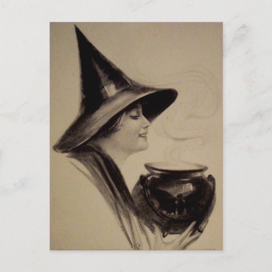 Postale Carte Halloween vintage (Devant)