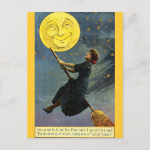 Postale Carte Halloween vintage