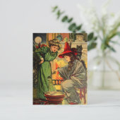 Postale Carte Halloween vintage (Debout devant)