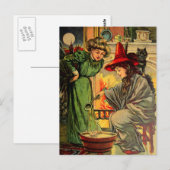 Postale Carte Halloween vintage (Devant / Derrière)