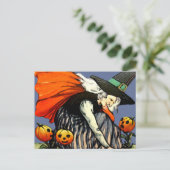 Postale Carte Halloween vintage (Debout devant)