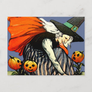 Postale Carte Halloween vintage