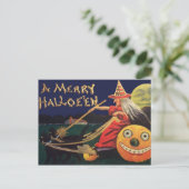 Postale Carte Halloween vintage (Debout devant)