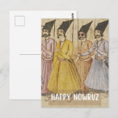 Postale Carte Happy nowruz - Nouvel an persan (iranien) (Devant / Derrière)