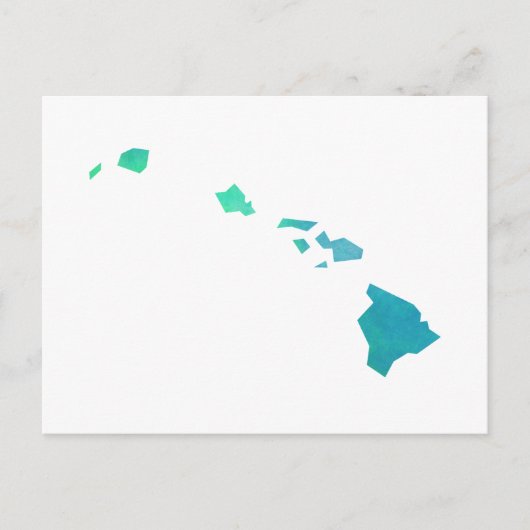 Postale Carte Hawaii (Devant)