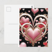 Postale Carte Heart Post (Devant / Derrière)