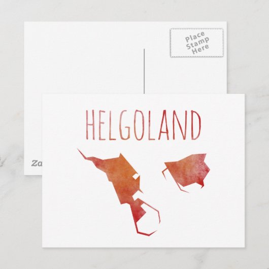 Postale Carte Helgoland (Devant / Derrière)