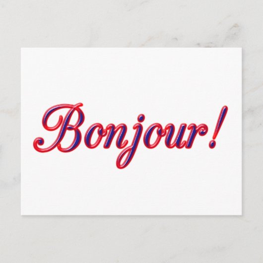 Postale Carte Hello (Devant)