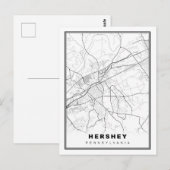 Postale Carte Hershey (Devant / Derrière)