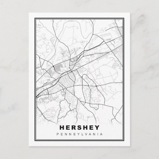 Postale Carte Hershey (Devant)