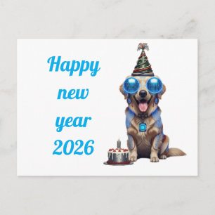 Postale Carte hilarante de Nouvel An