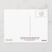 Postale Carte historique de l'Europe 1721 (Dos)