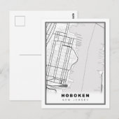 Postale Carte Hoboken (Devant / Derrière)