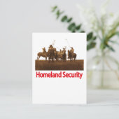 Postale Carte Homeland Security (Debout devant)