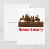 Postale Carte Homeland Security (Devant / Derrière)
