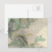 Postale Carte hydrologique Europe (Devant / Derrière)
