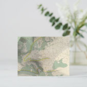 Postale Carte hydrologique Europe (Debout devant)