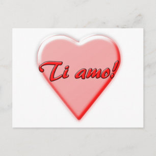 Postale Carte I Love You