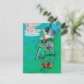 Postale Carte Illinois USA (Debout devant)