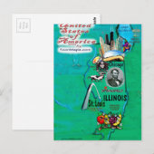 Postale Carte Illinois USA (Devant / Derrière)