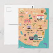 Postale Carte illustrée de Charleston (Devant / Derrière)