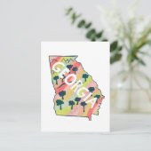 Postale Carte illustrée de Géorgie (Debout devant)