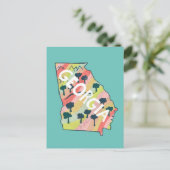 Postale Carte illustrée de Géorgie (Debout devant)