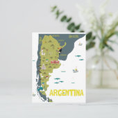 Postale Carte illustrée de l'Argentine (Debout devant)