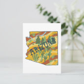 Postale Carte illustrée de l'Arizona (Debout devant)