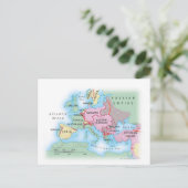 Postale Carte illustrée de l'Europe (Debout devant)