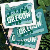 Postale Carte illustrée de l'Oregon