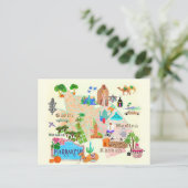 Postale Carte illustrée de Marrakech (Debout devant)