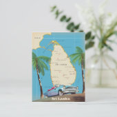 Postale Carte illustrée de Sri Lanka (Debout devant)